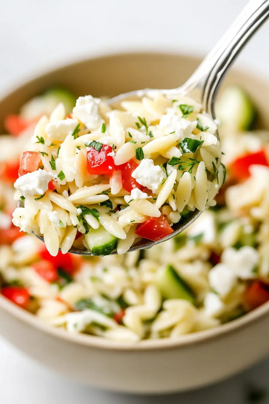 Best Lemon Orzo Pasta Salad