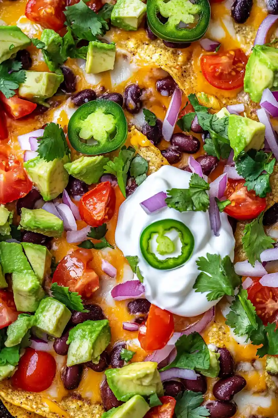 Loaded Vegetarian Nachos