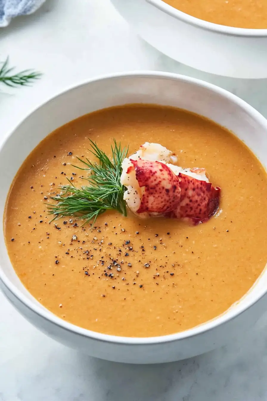 Tasty Lobster Bisque with Potatoes