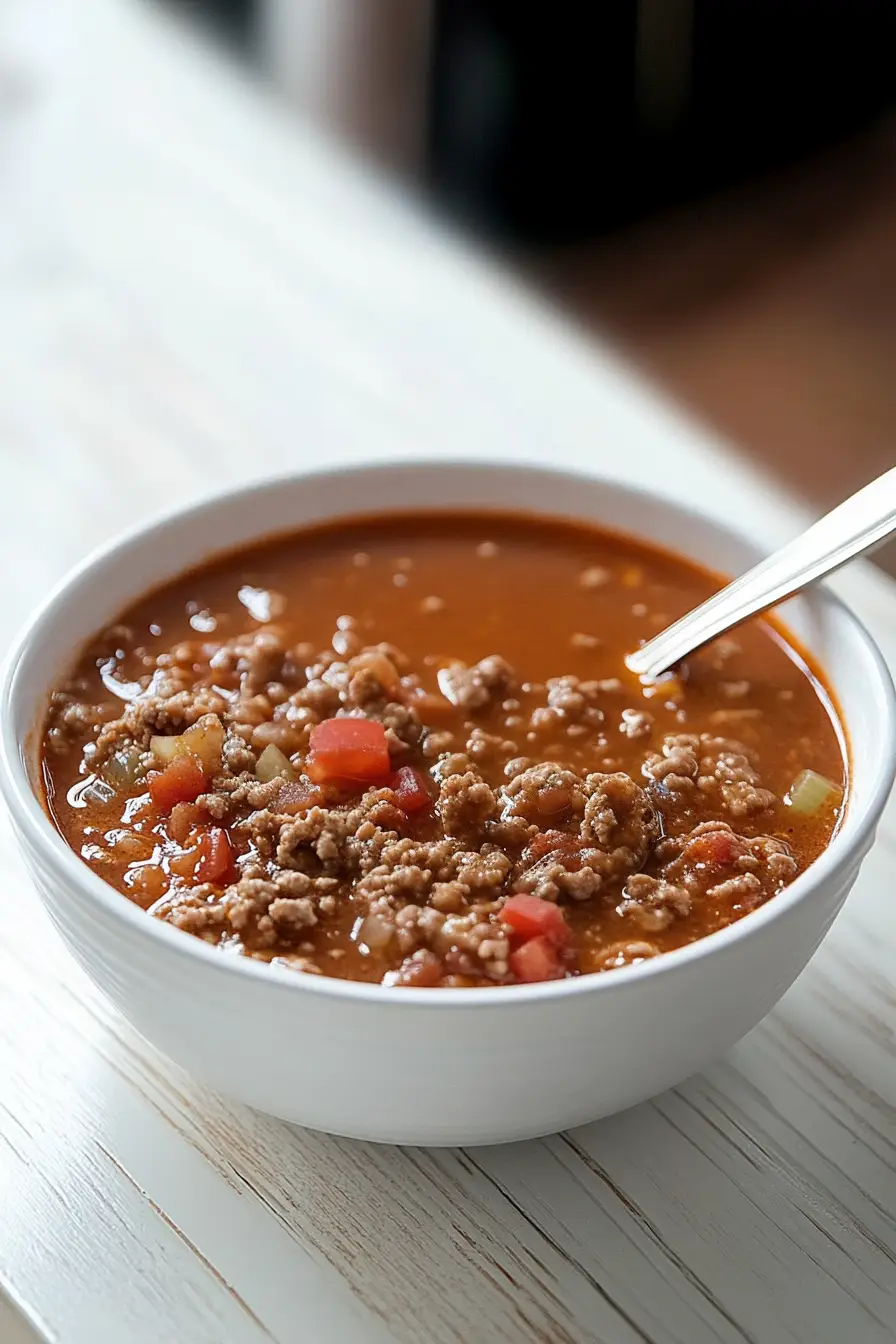 Flavorful No Bean Chili Recipe