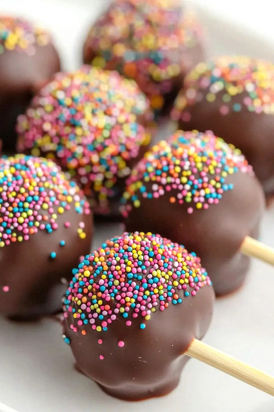 Decadent Chocolate Covered Strawberries on a Stick