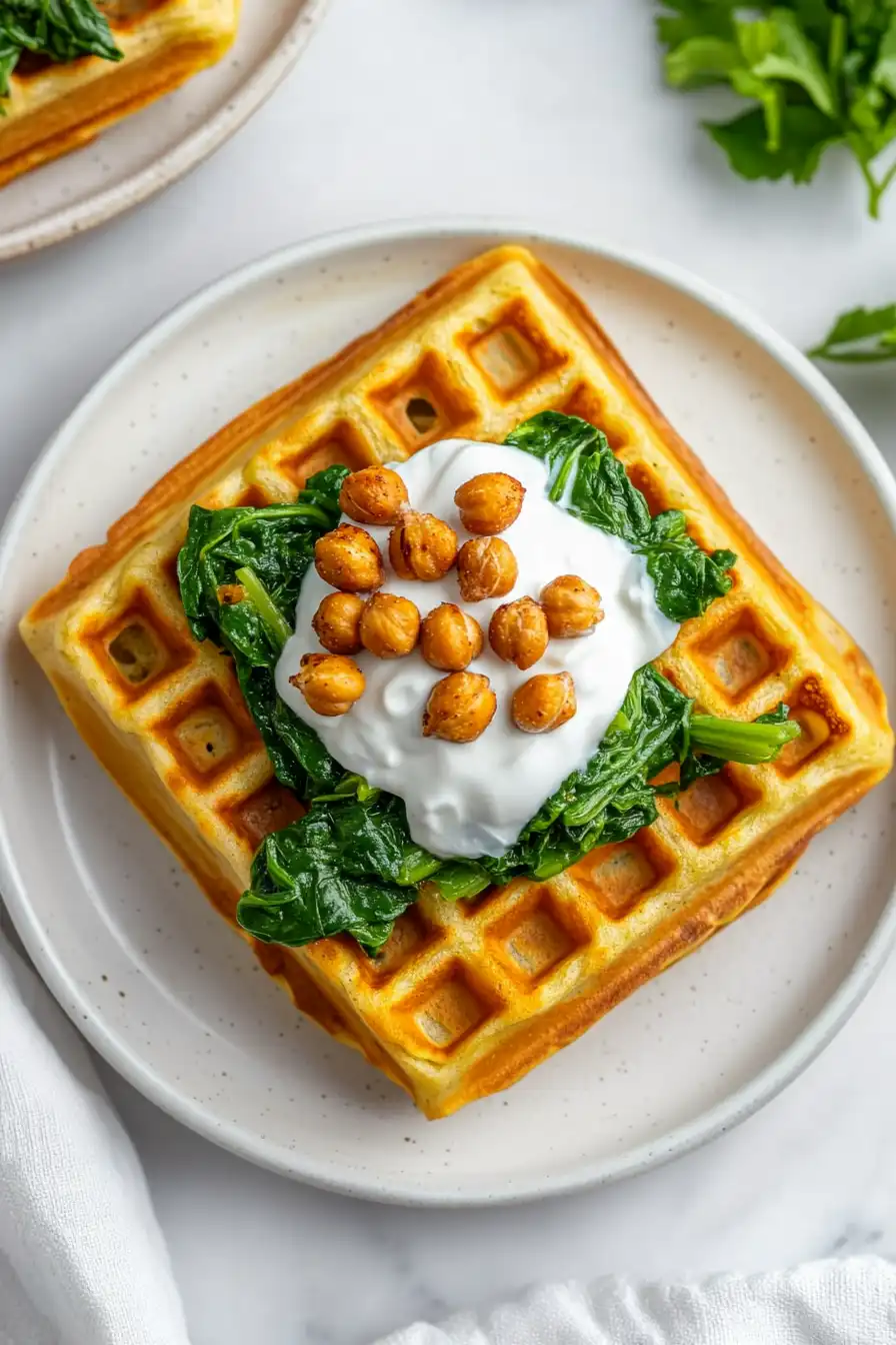 Savory Chickpea Waffles