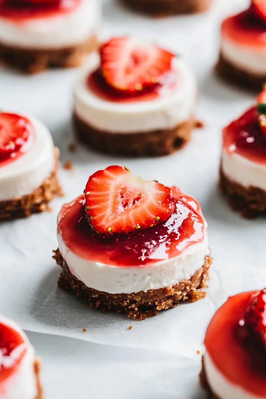 Easy Mini Vegan Cheesecakes