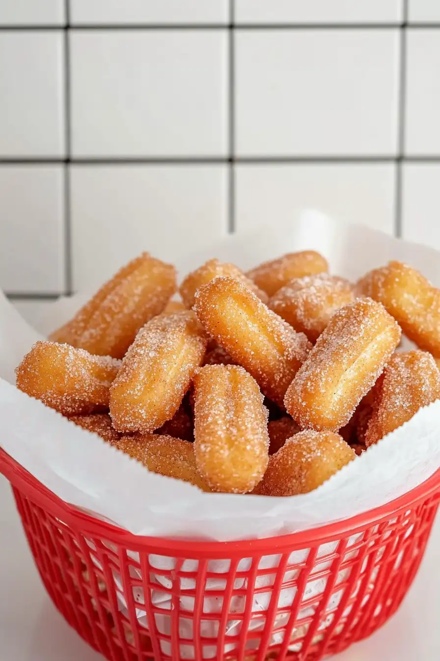 Crispy Eggless Churro Bites