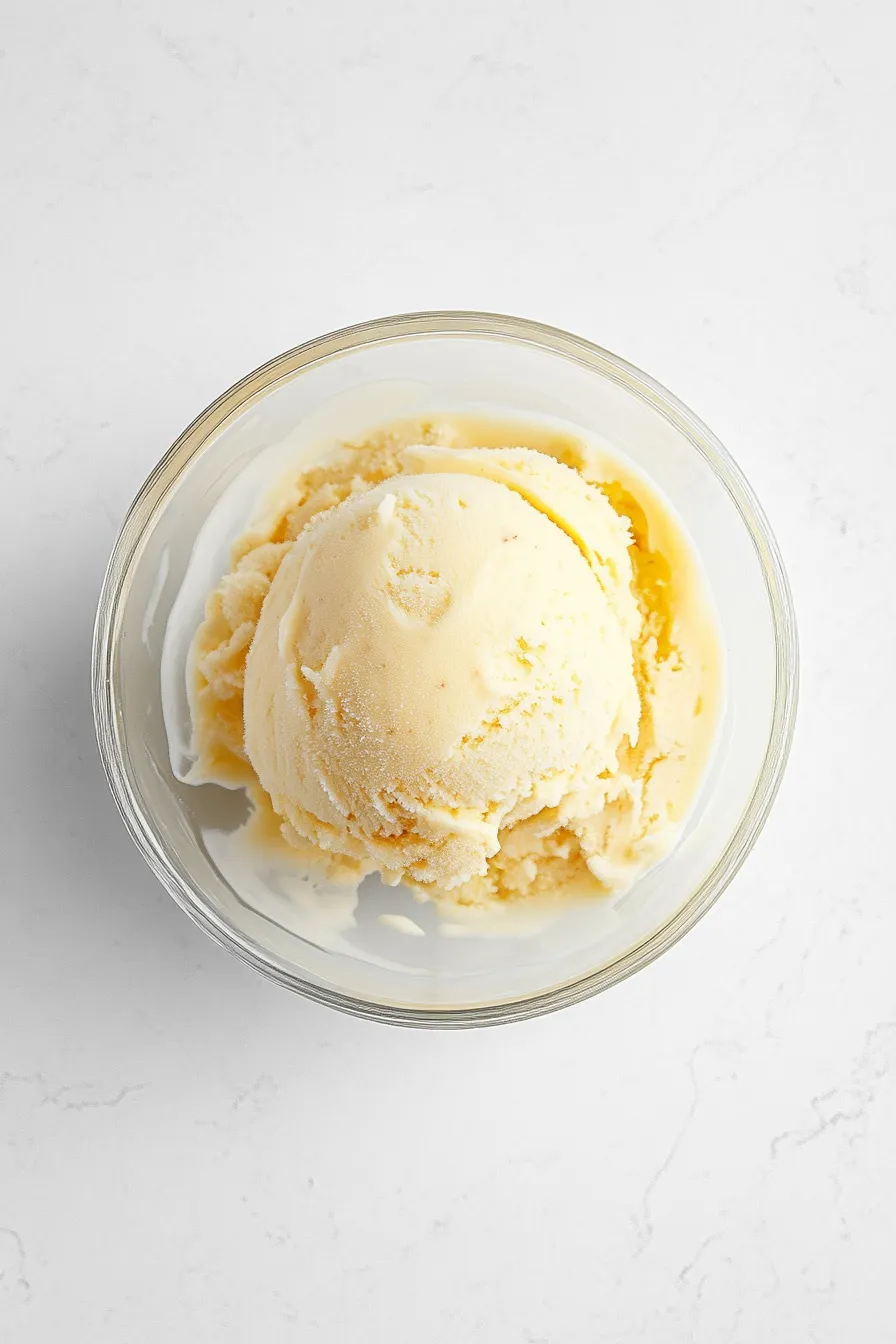 Velvety Egg Yolk Vanilla Ice Cream