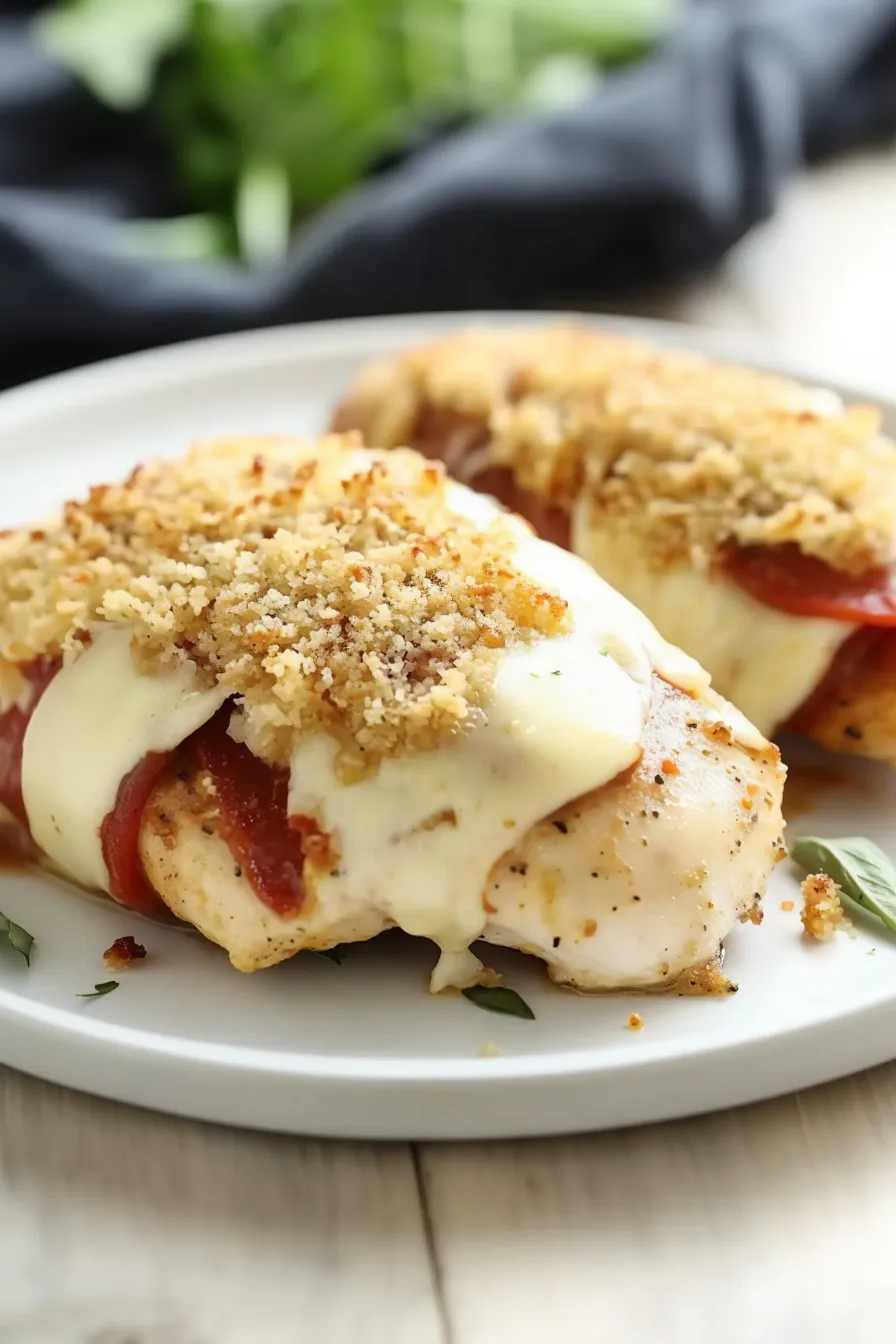 Flavorful Pepperoni Stuffed Chicken Breast
