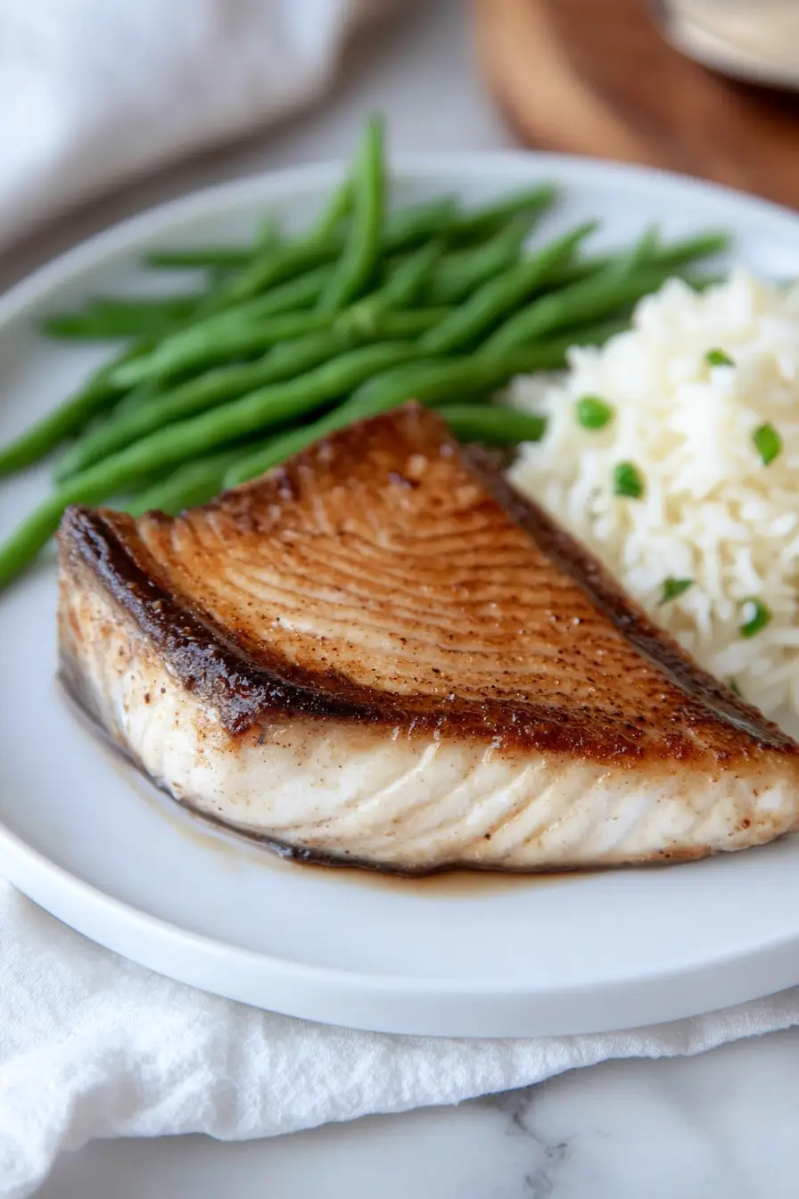 Delicious Baked Swordfish Steak