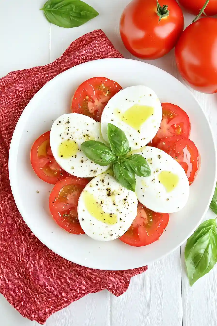 Delicious Caprese Salad for One