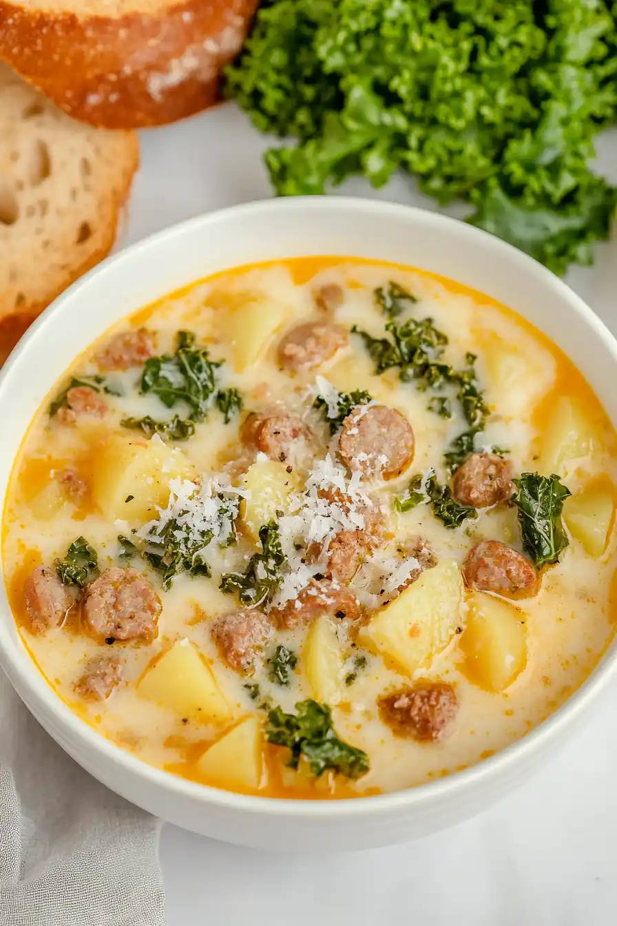 Hearty Slow Cooker Zuppa Toscana Soup