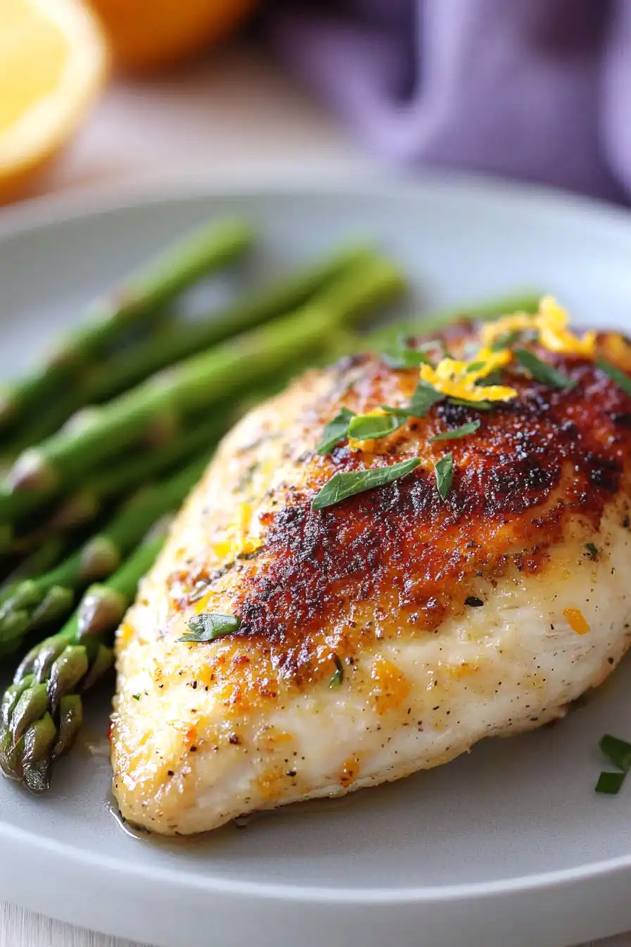 Healthy Orange Roasted Chicken