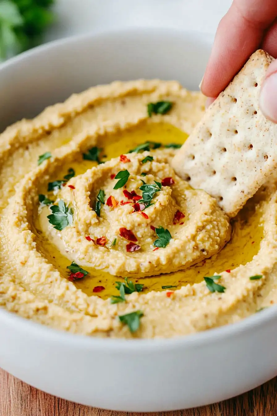 Tasty Chickpea Hummus Without Tahini