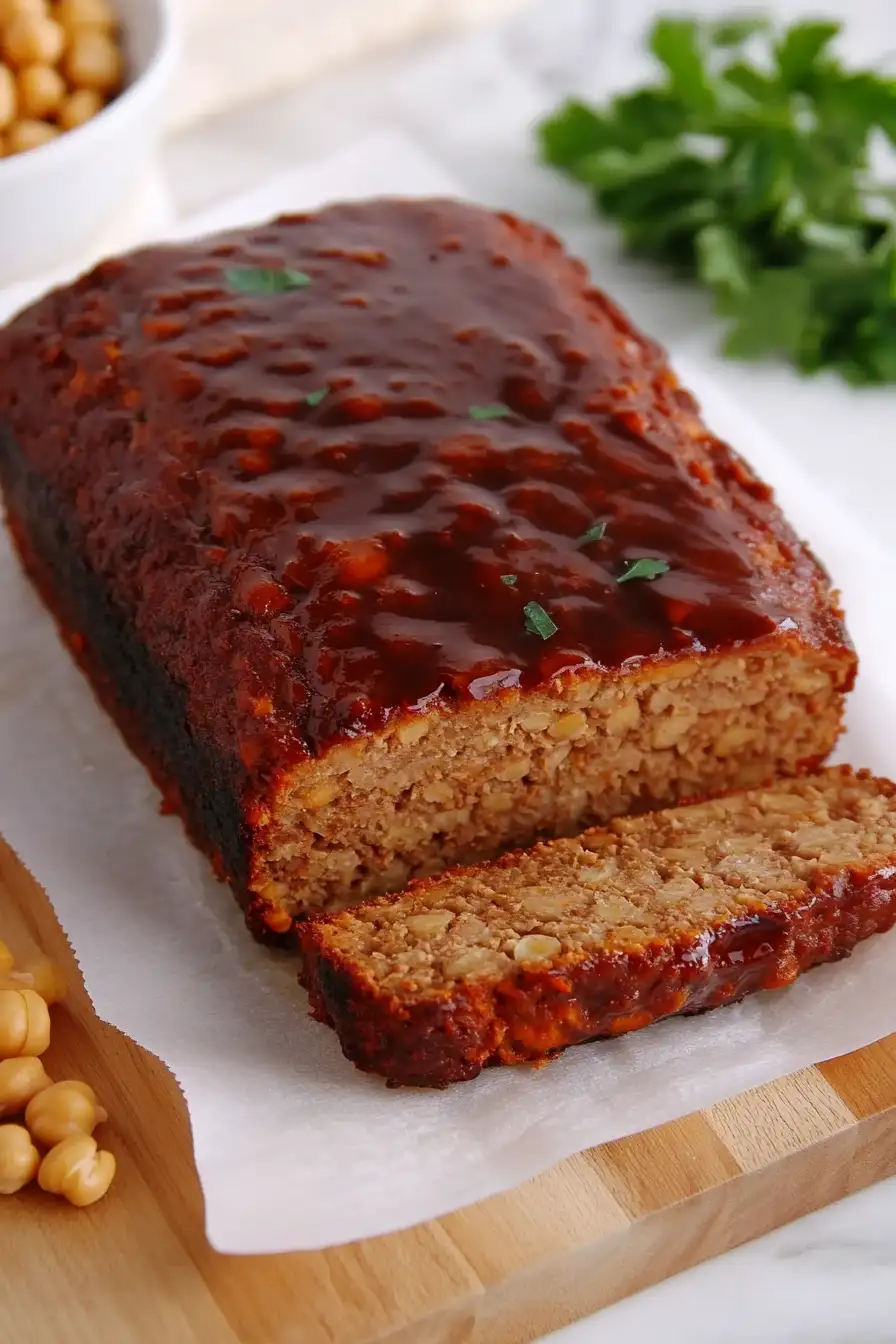 Delicious Chickpea Meatloaf
