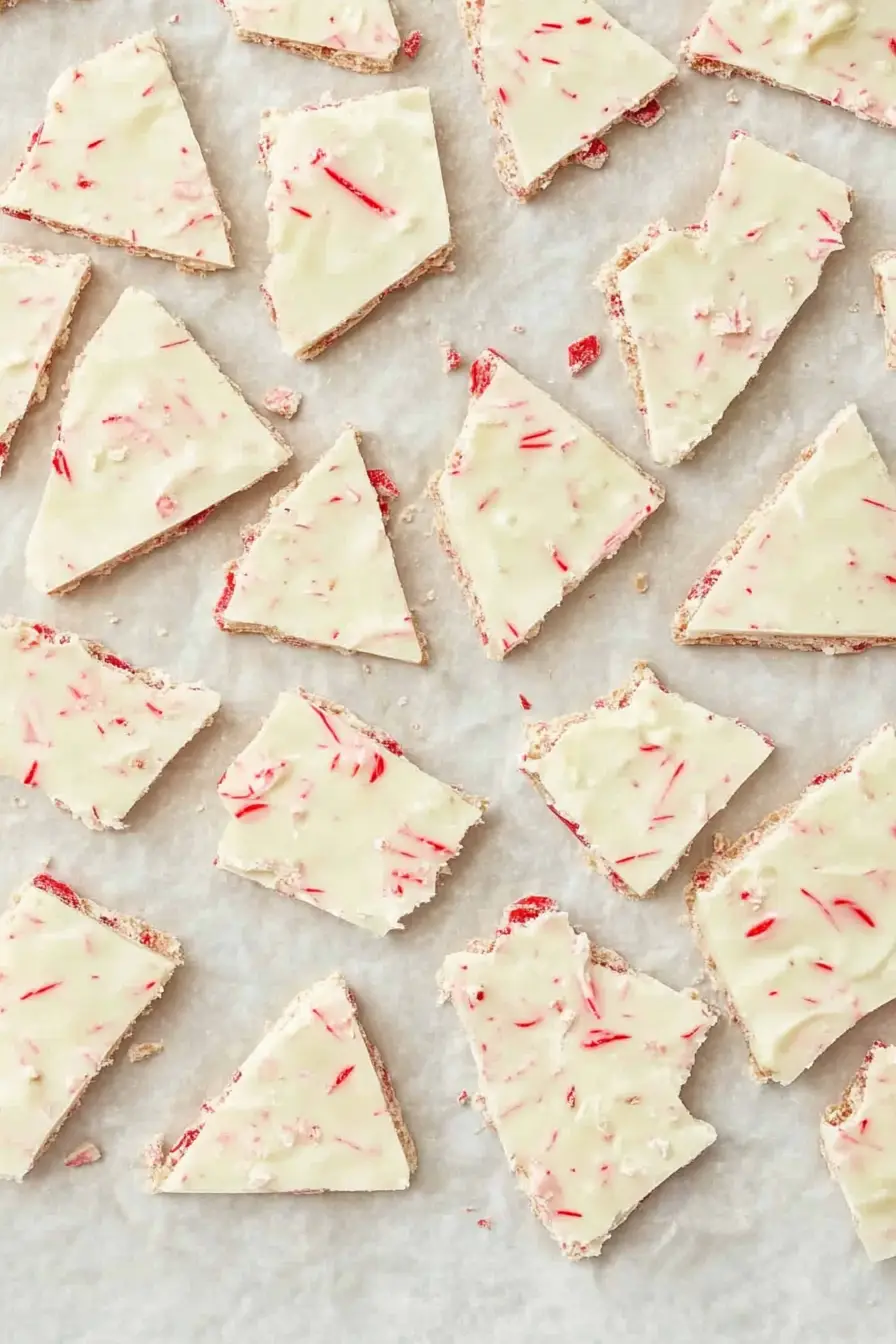Simple Valentine's Peppermint Bark