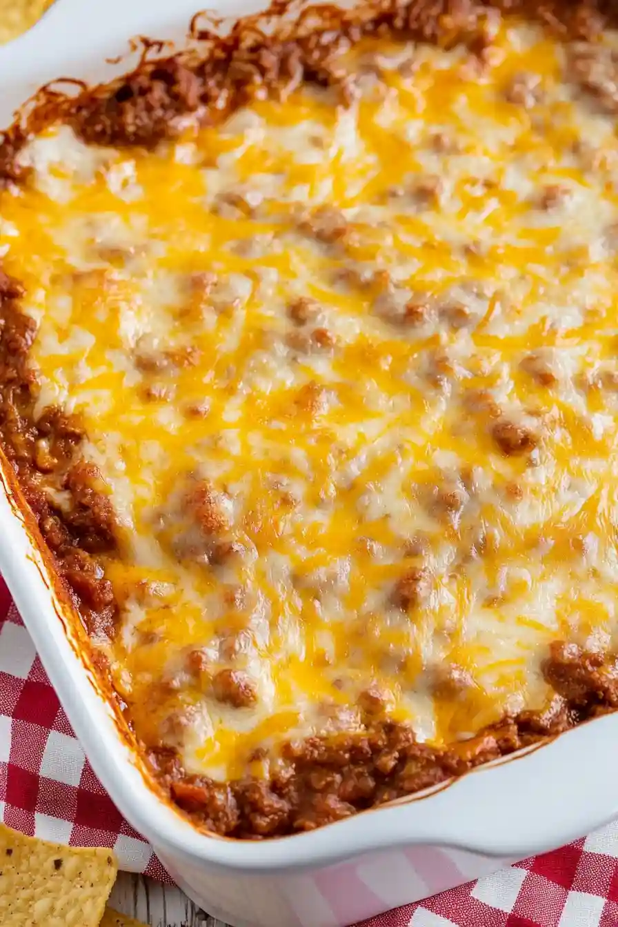 Hearty Chili Sour Cream Cheese Dip