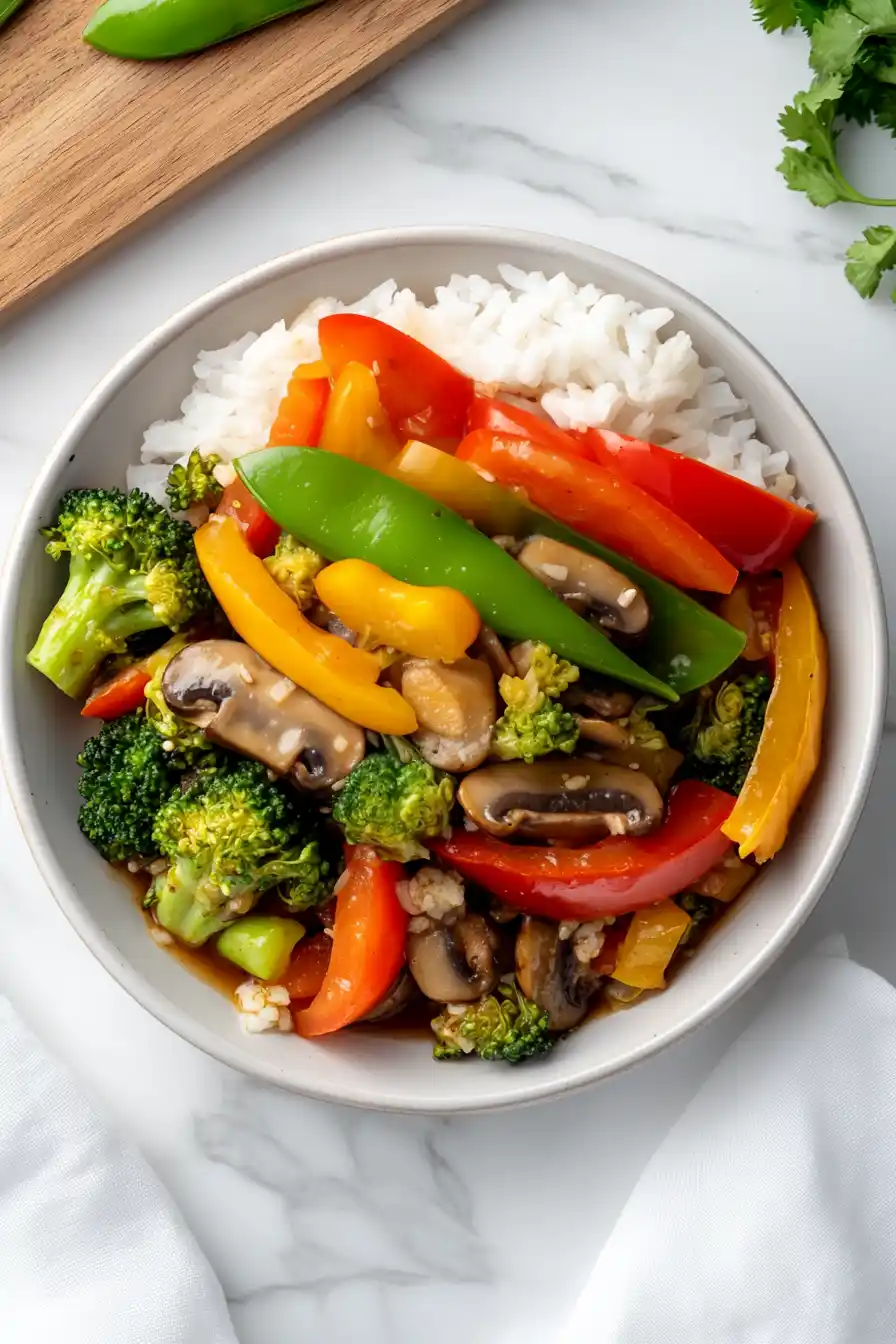 Best Garlic Ginger Vegetable Stir Fry