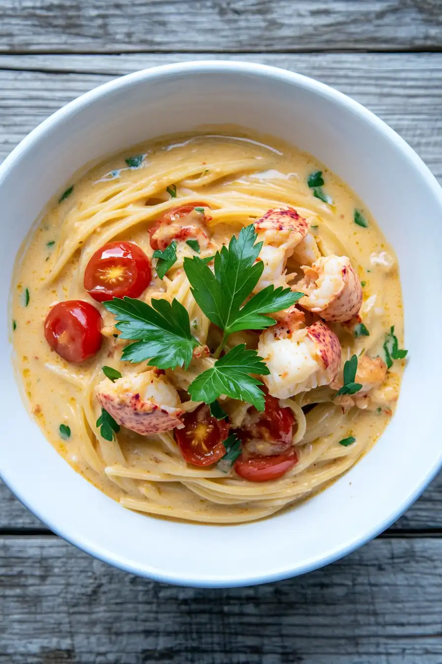 Luxurious Lobster Bisque Pasta