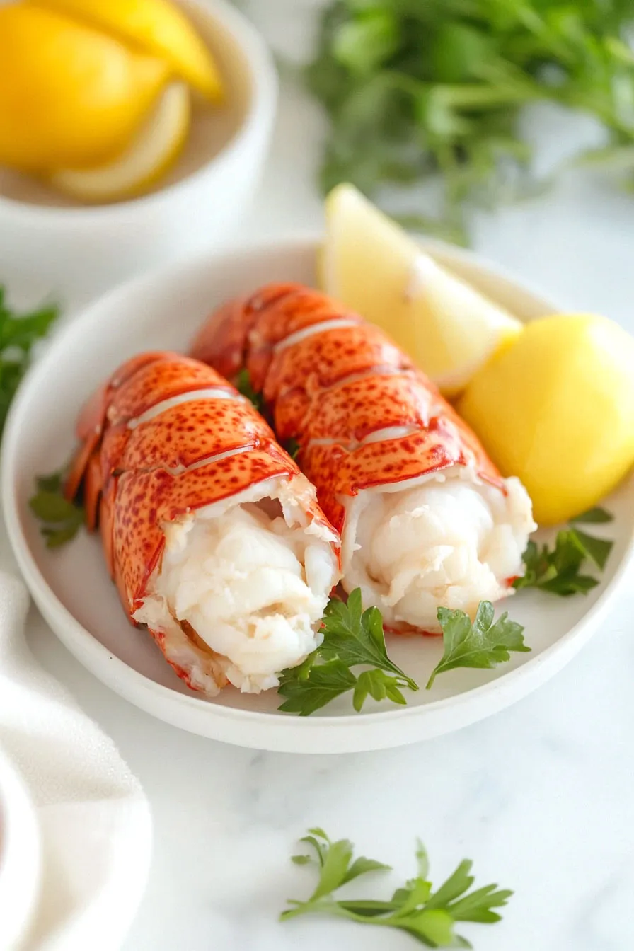 Quick Crab Stuffed Lobster Tails