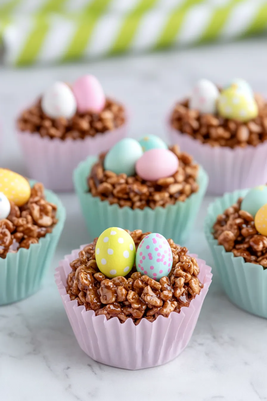 Festive Easter Rice Krispies Nests