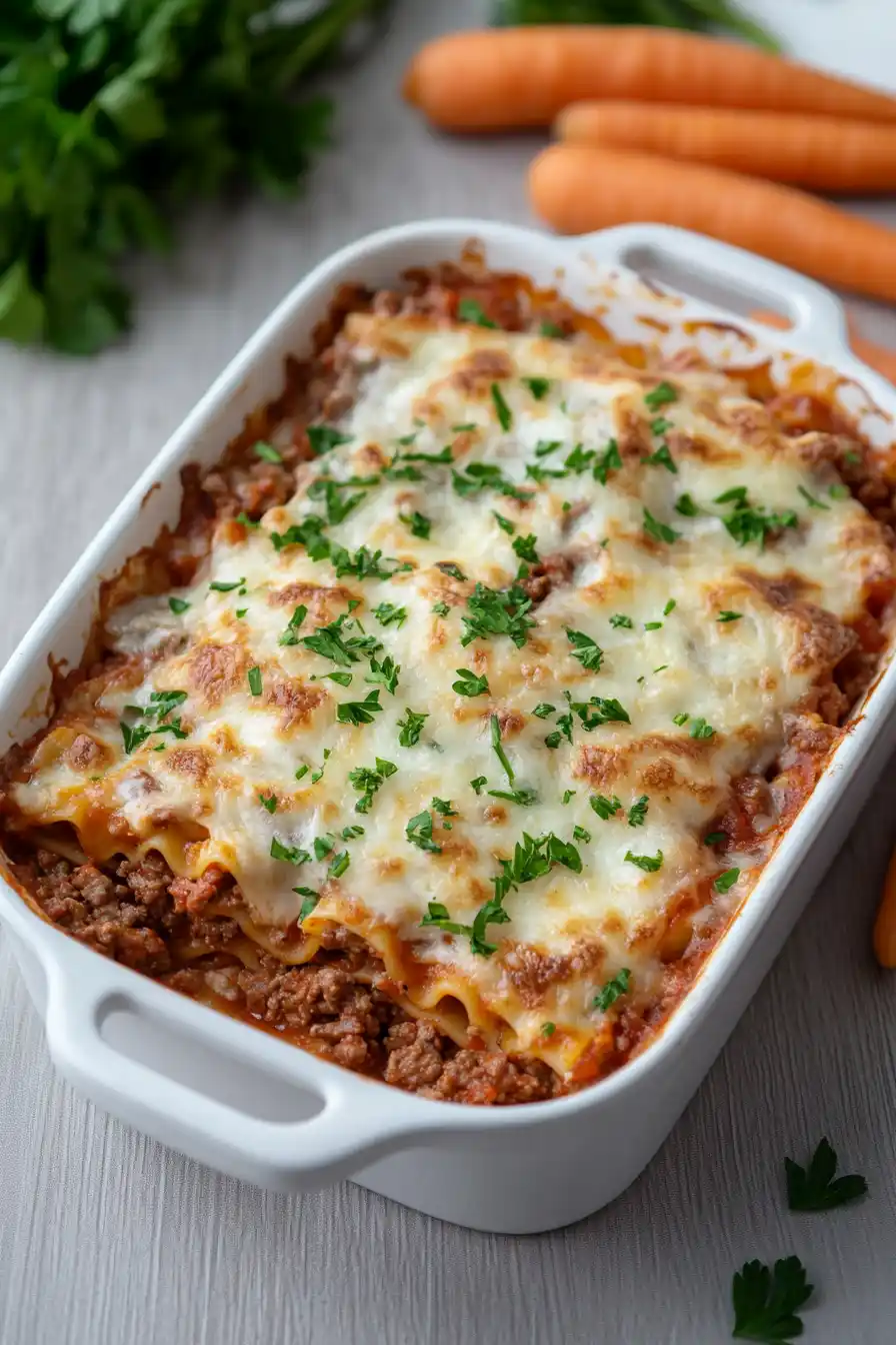 Hearty Meat and Vegetable Lasagna