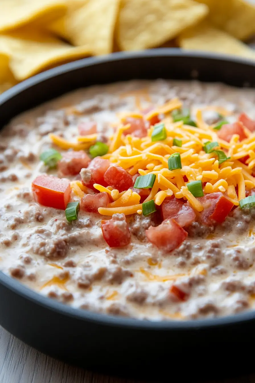 Easy Pork Sausage Queso Dip