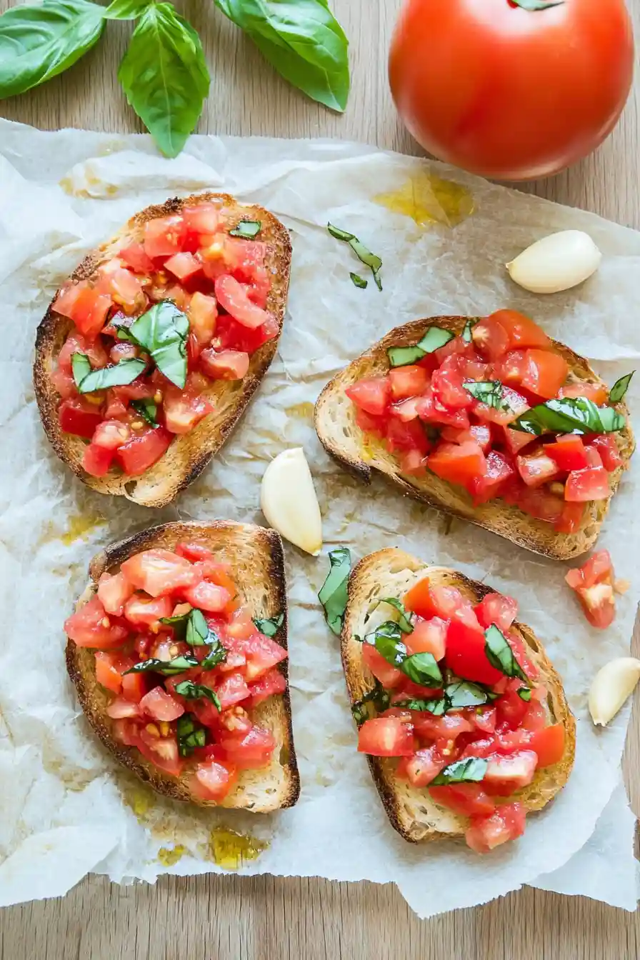 Fresh Bruschetta al Pomodoro