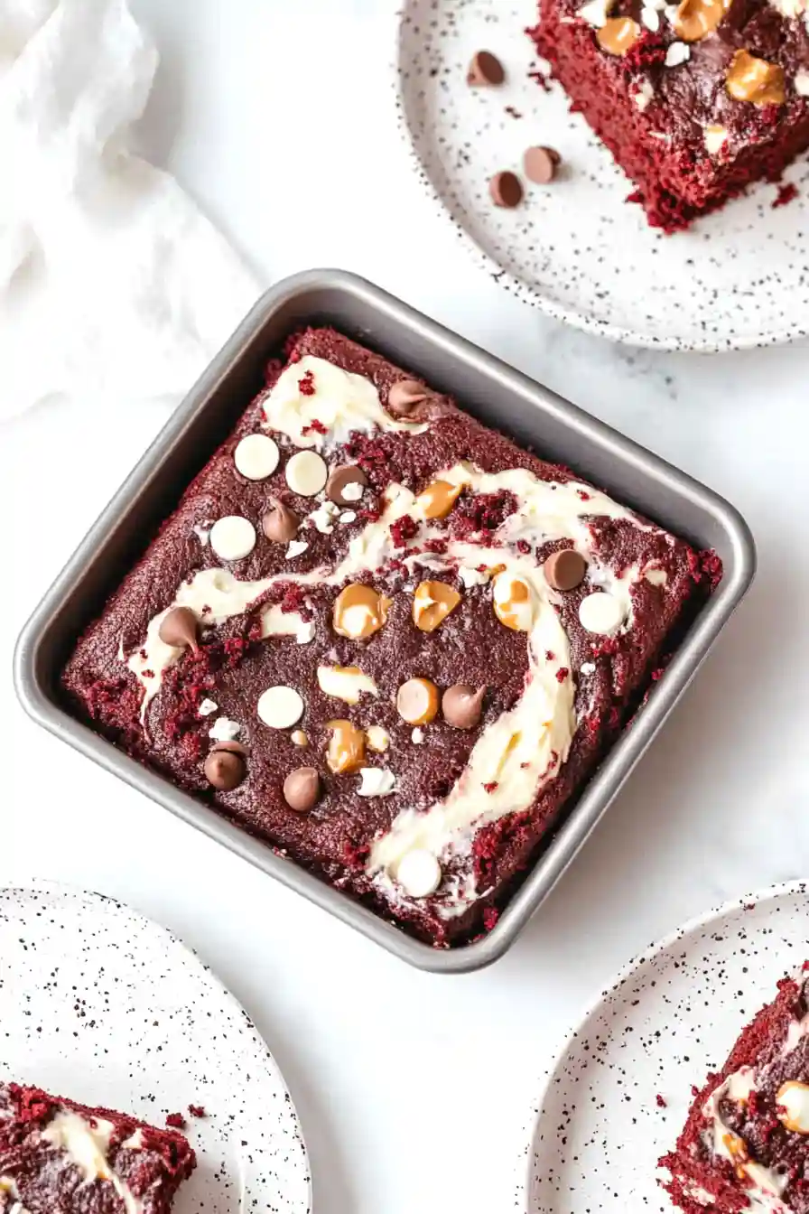Decadent Red Velvet Earthquake Cake