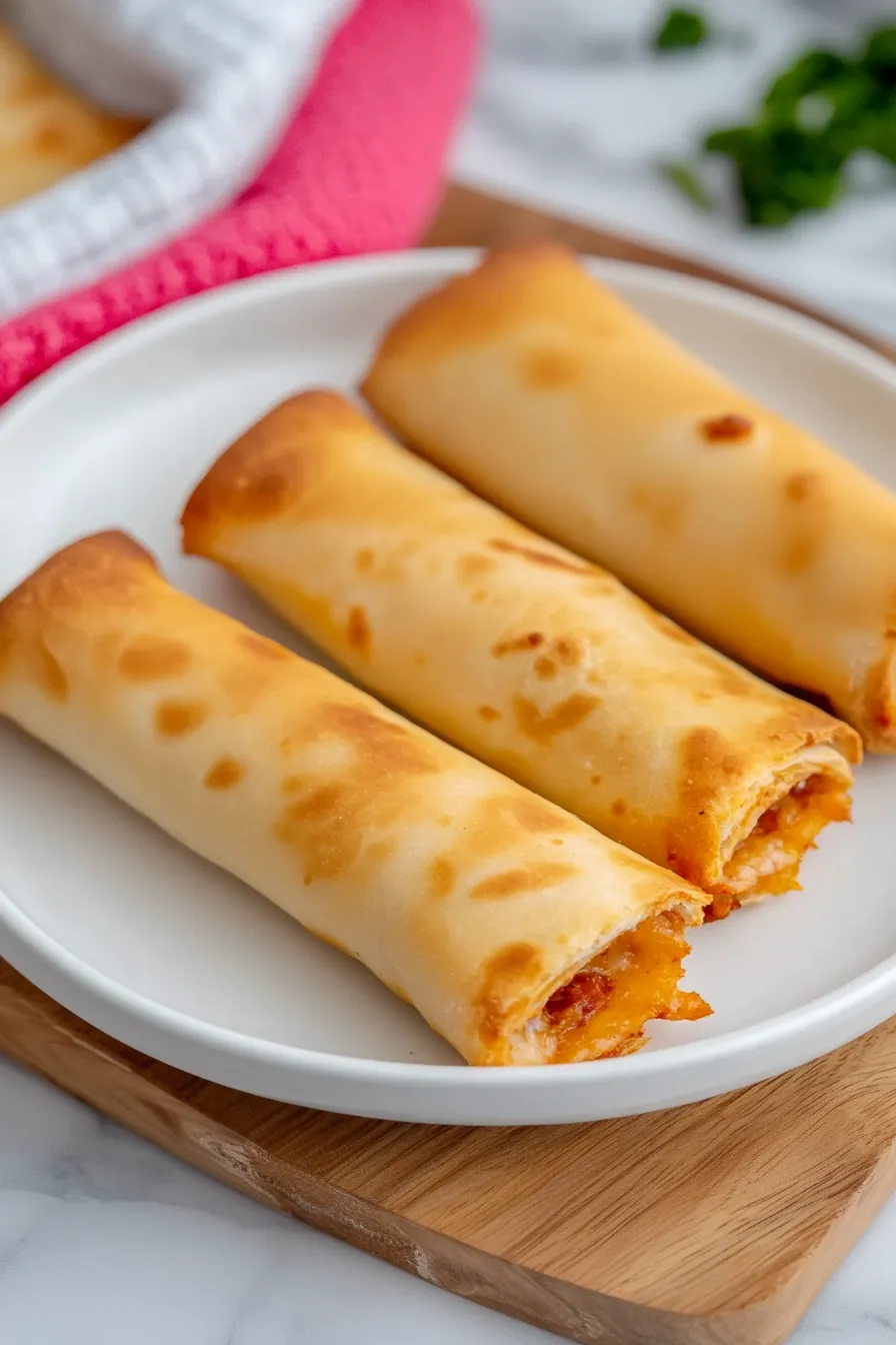 Quick Air Fryer Tortilla Pizza Roll Ups
