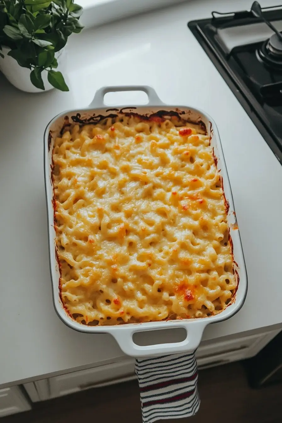 Hearty Mac and Cheese Meatloaf Casserole