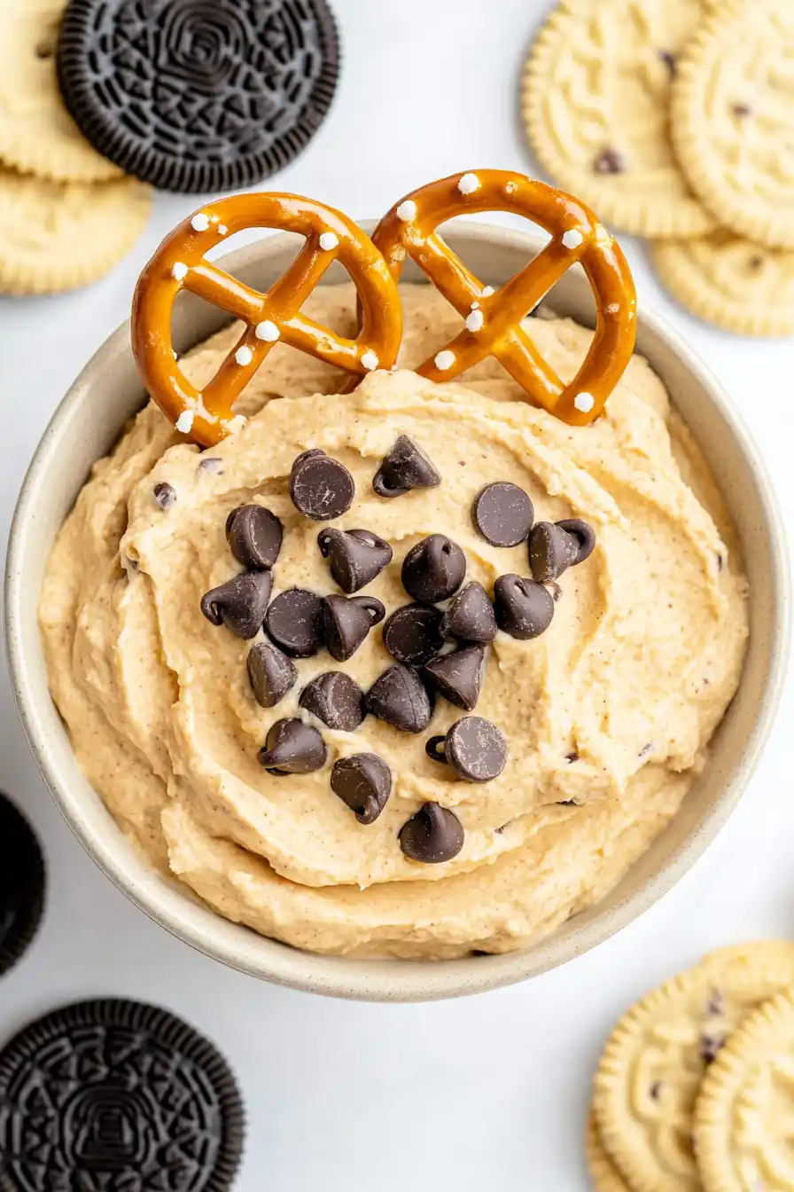Decadent Edible Chocolate Chip Cookie Dough Dip