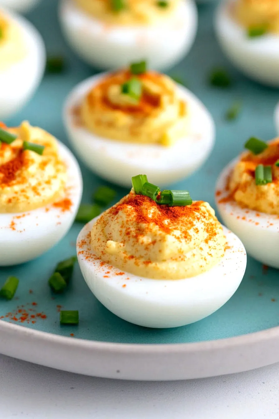 Easy Deviled Eggs with Kewpie Mayo Recipe