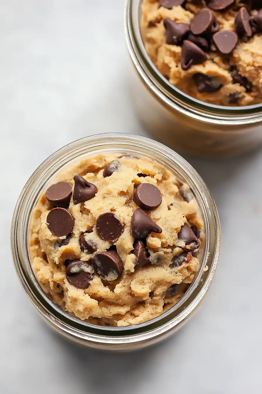Quick Protein Chocolate Chip Cookie Dough Dip