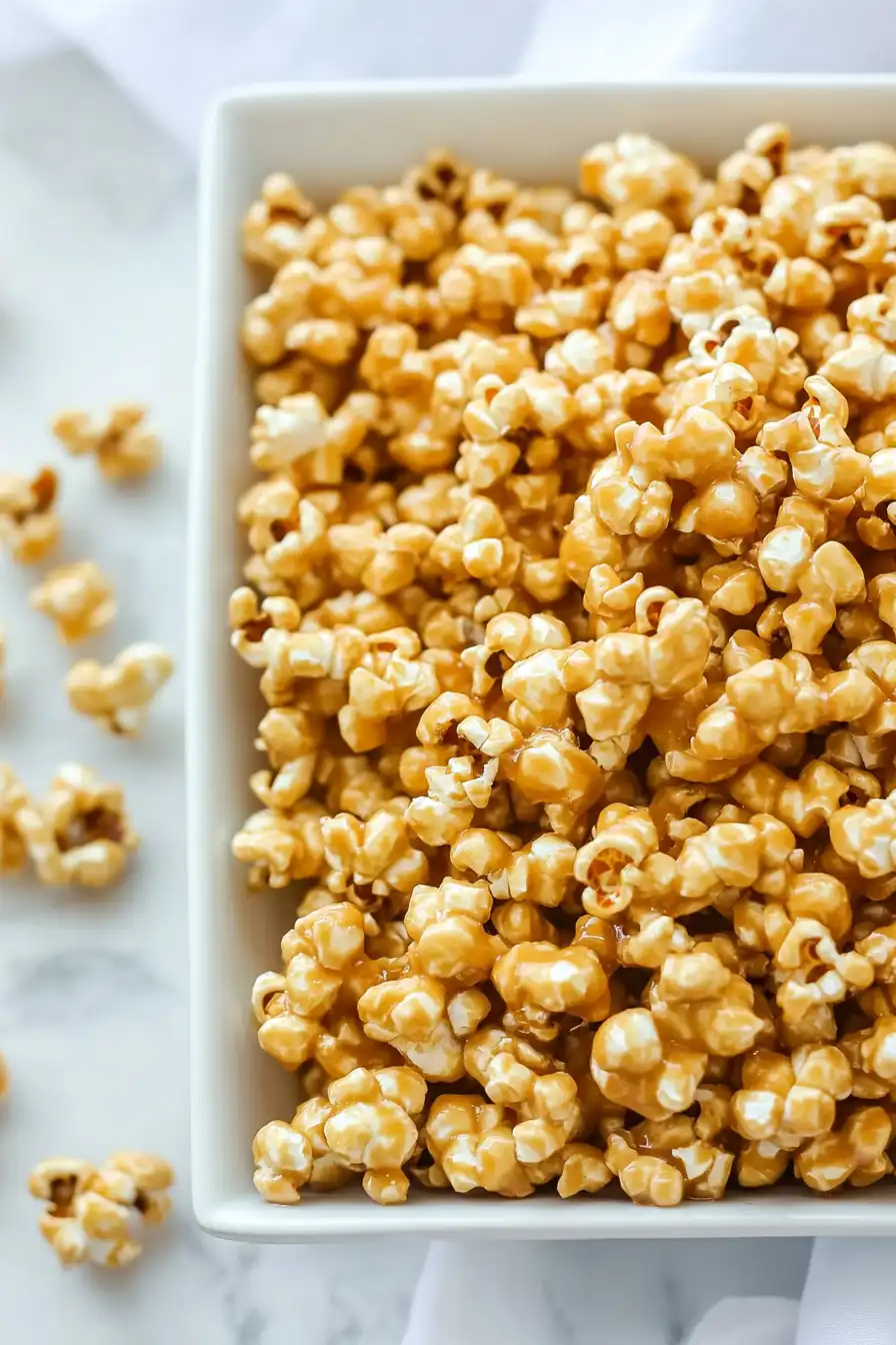 Caramel Corn Made Easy in the Microwave