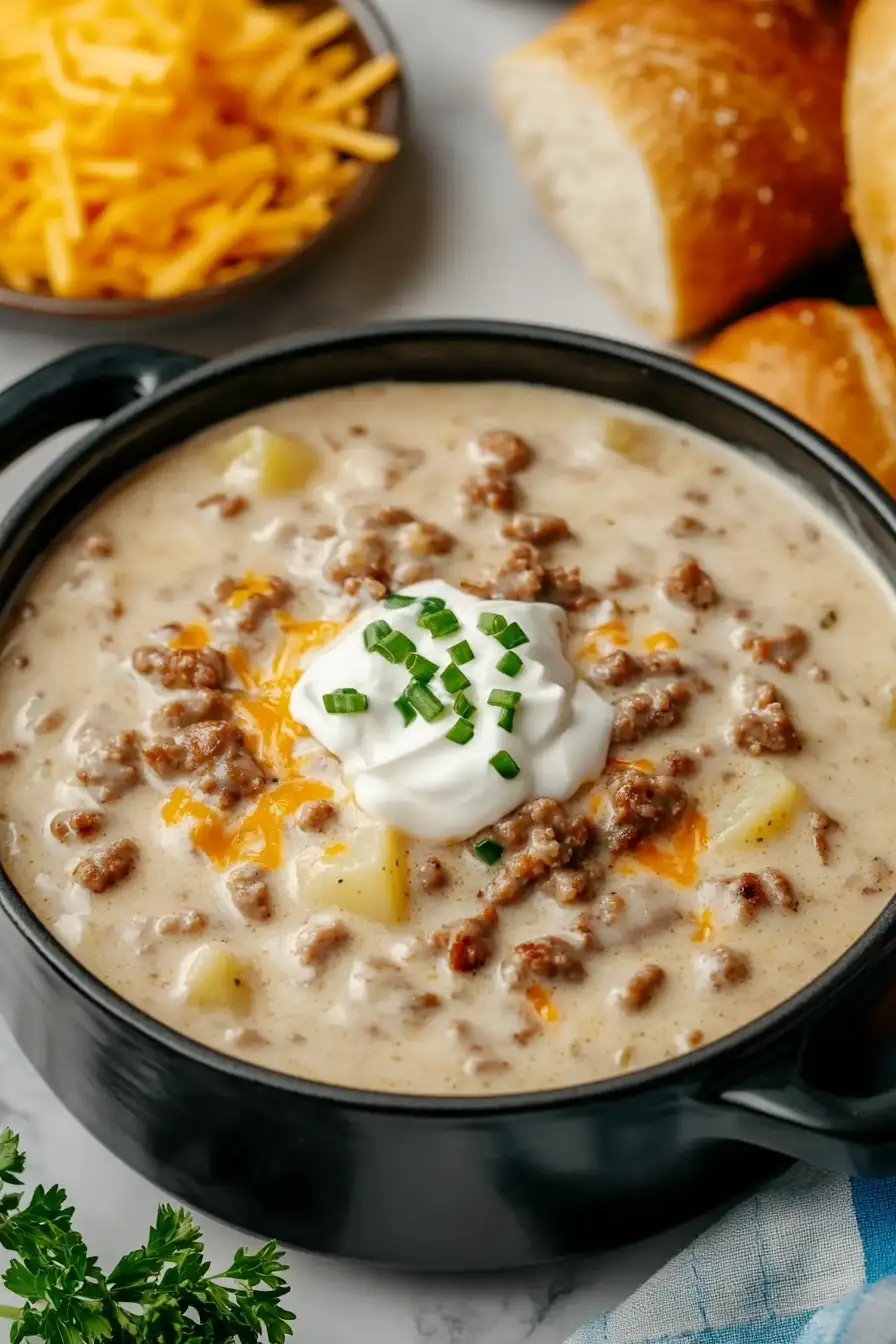 Hearty Pork Sausage Potato Soup