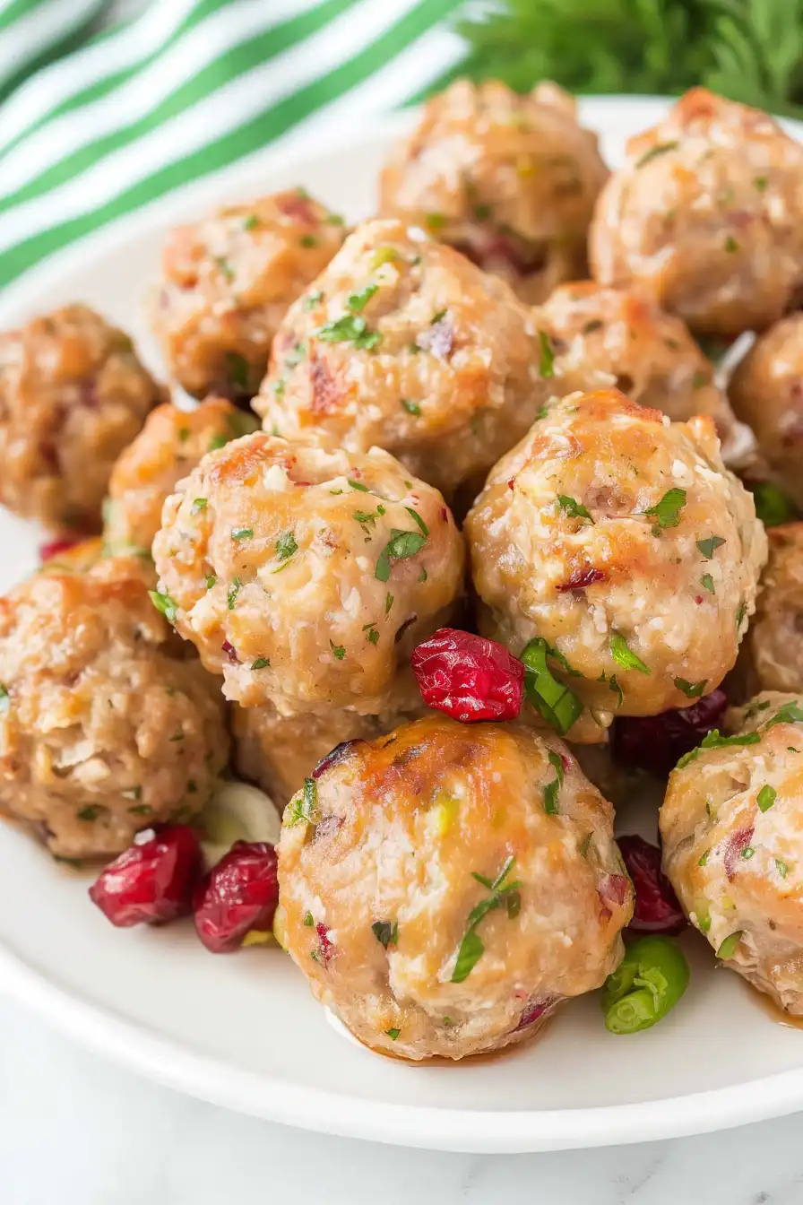 Simple Turkey Meatballs for Dogs