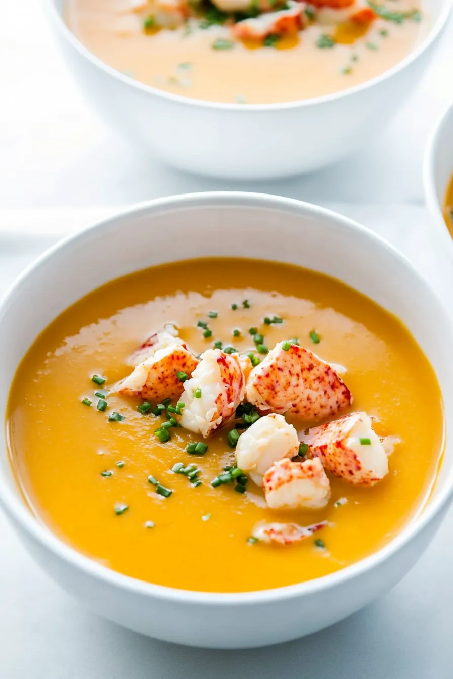 Classic Lobster Bisque with Sherry