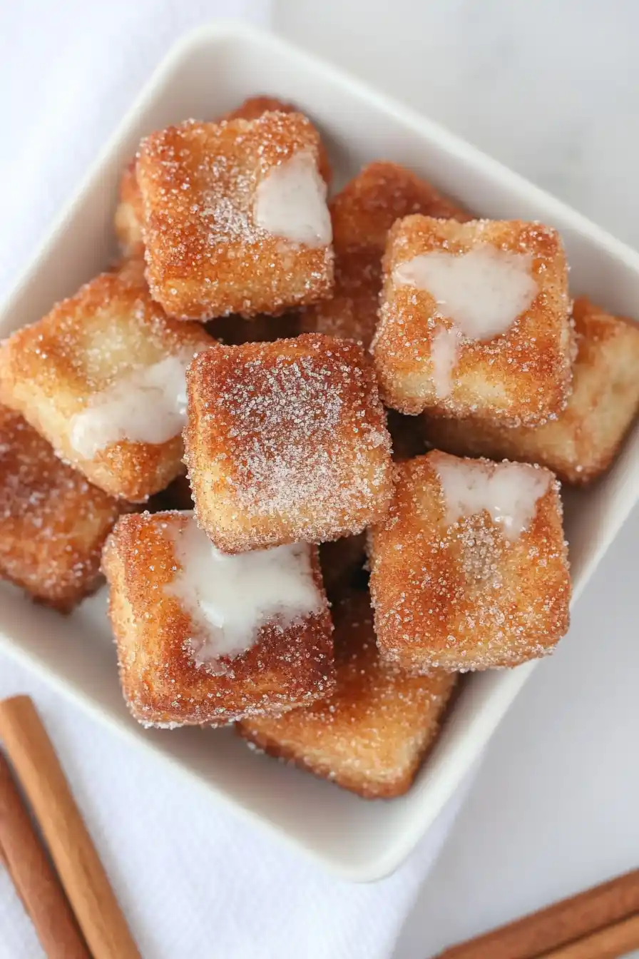 Tasty Angel Cake Churro Bites