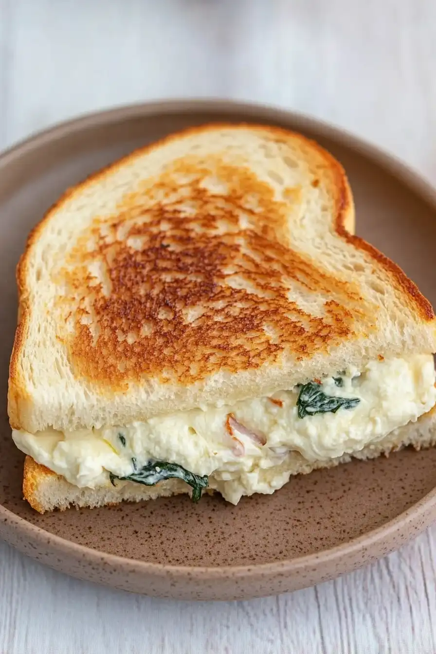 Healthy Ricotta Grilled Cheese