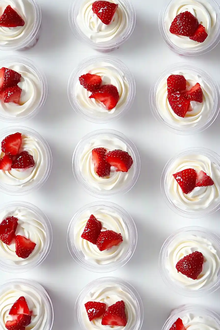 Quick Strawberry Shortcake in a Cup