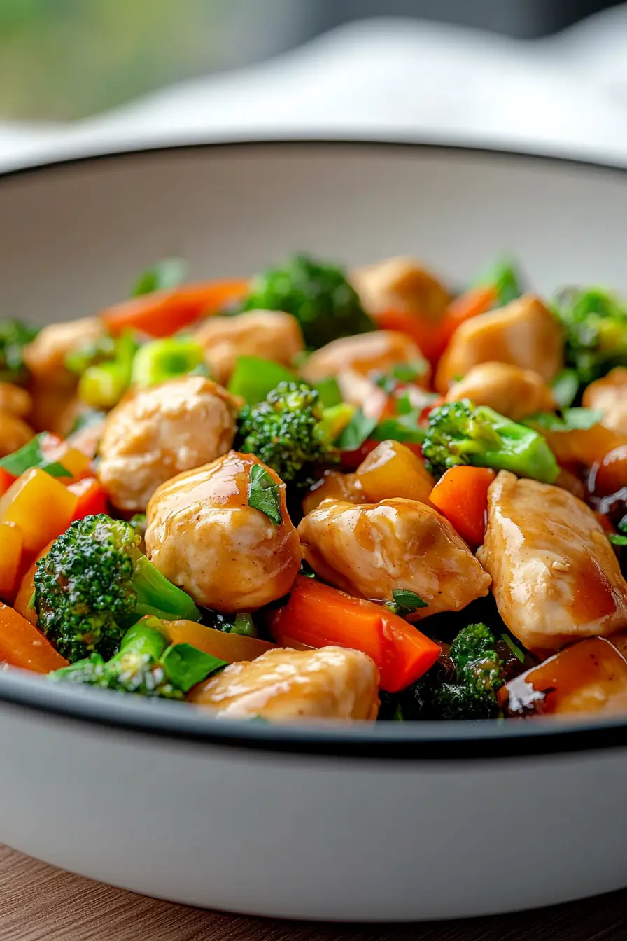 Quick Chicken and Vegetable Stir Fry