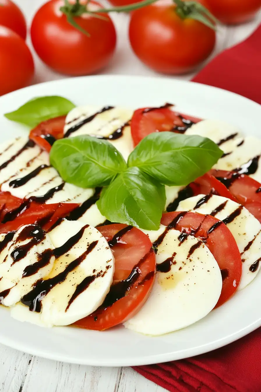 Delicious Caprese Salad for One