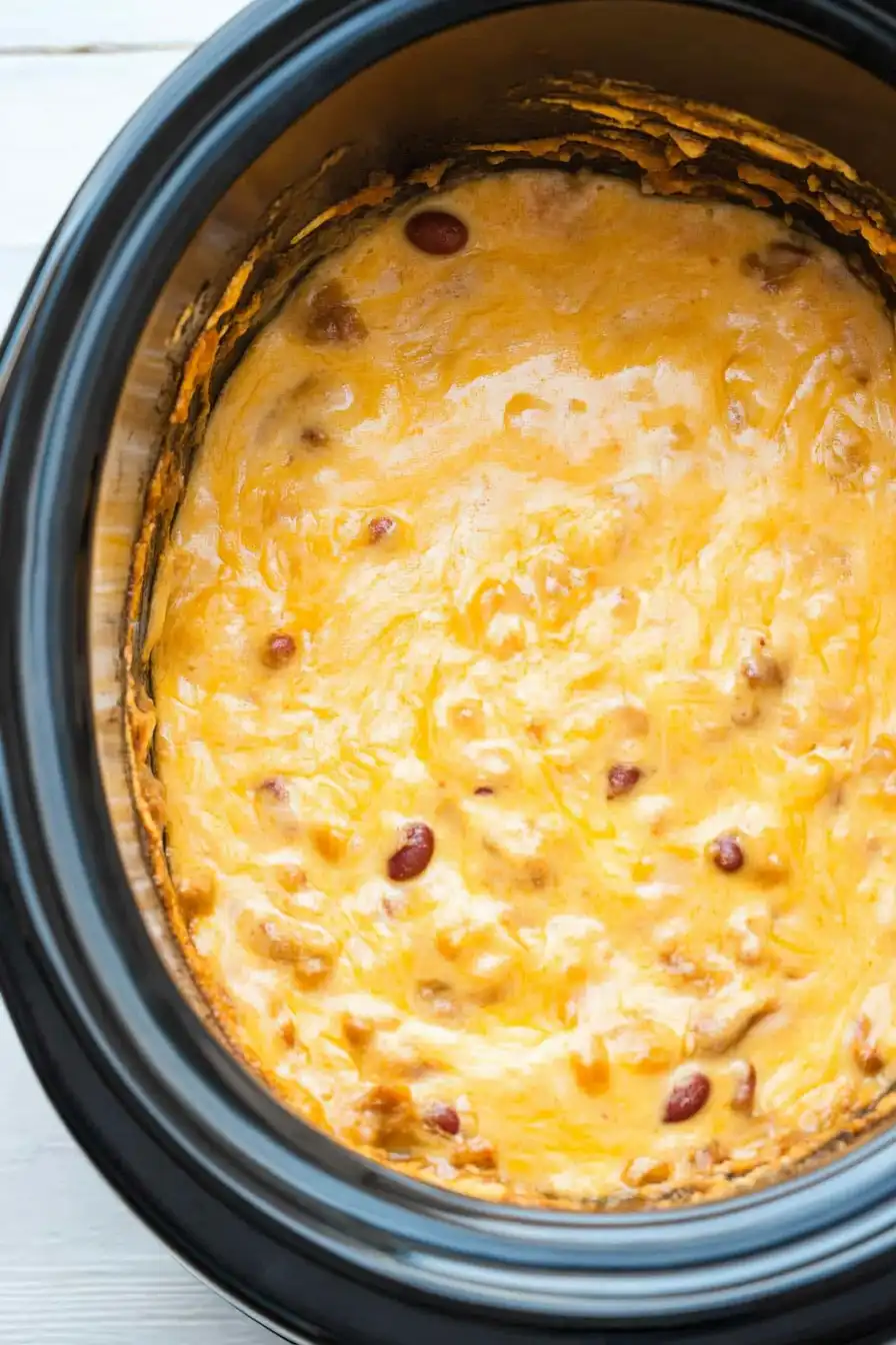 Delicious Crockpot Velveeta Chili Cheese Dip