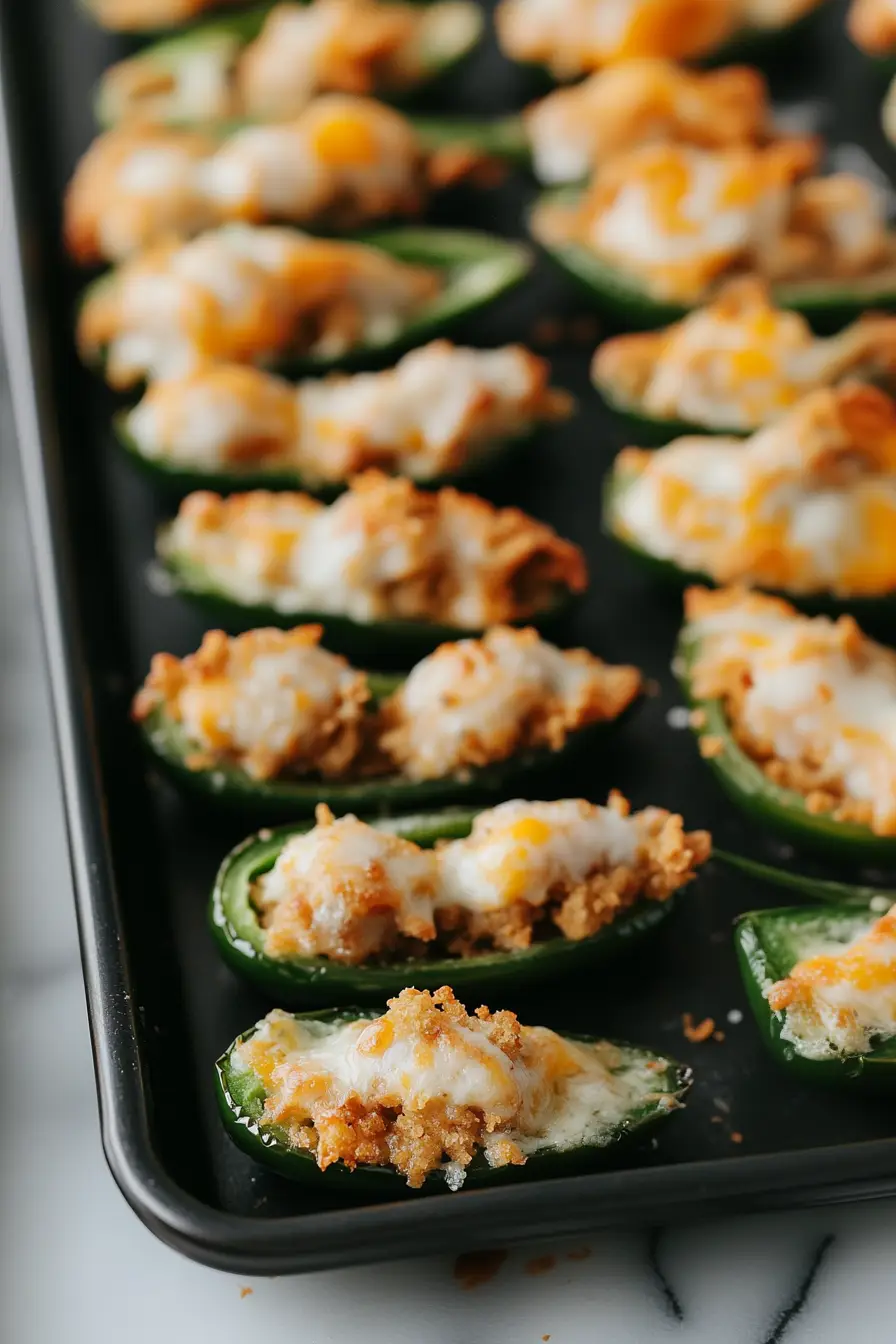 Easy Shrimp Stuffed Jalapeno Popper Bites
