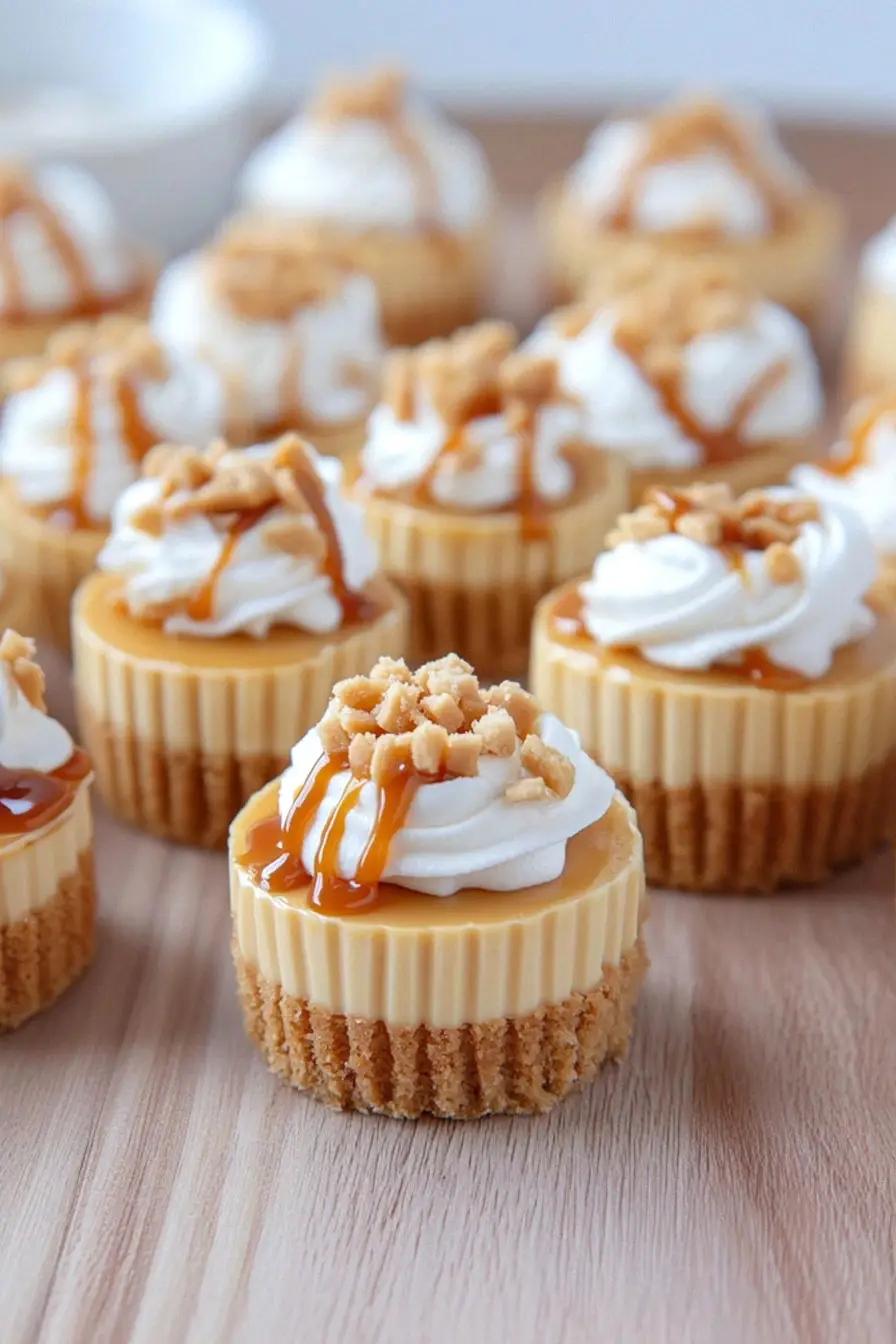Juicy Mini Dulce de Leche Cheesecakes