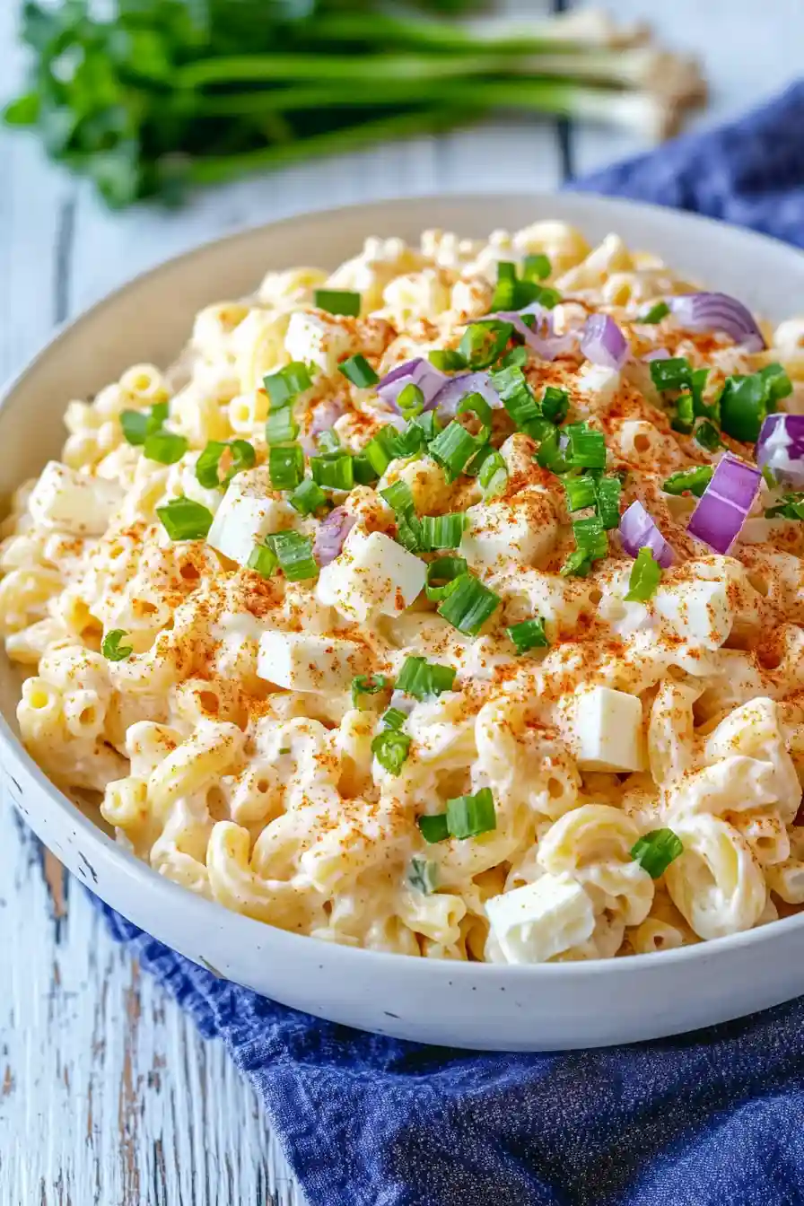 Tasty Deviled Eggs Pasta Salad