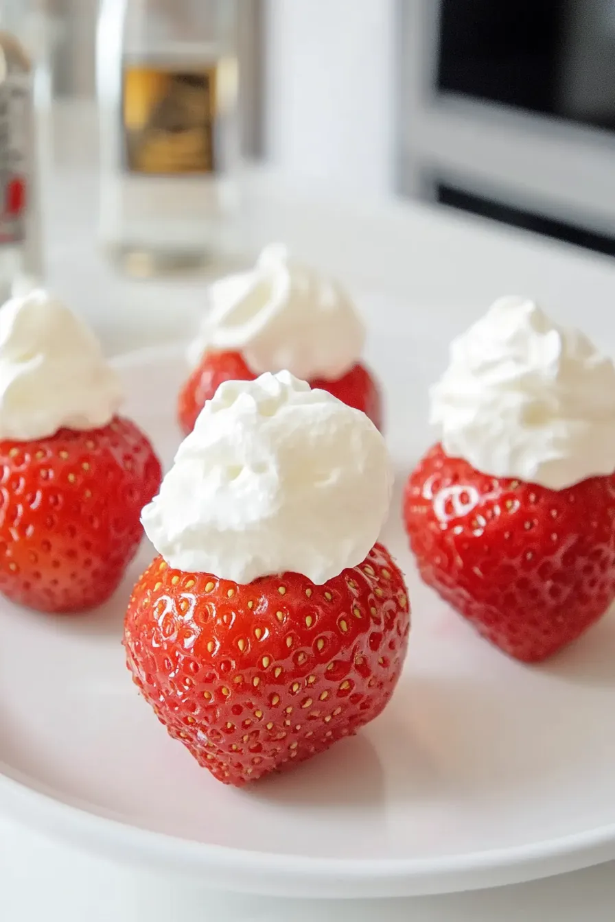 Quick Strawberry Shortcake Shooters
