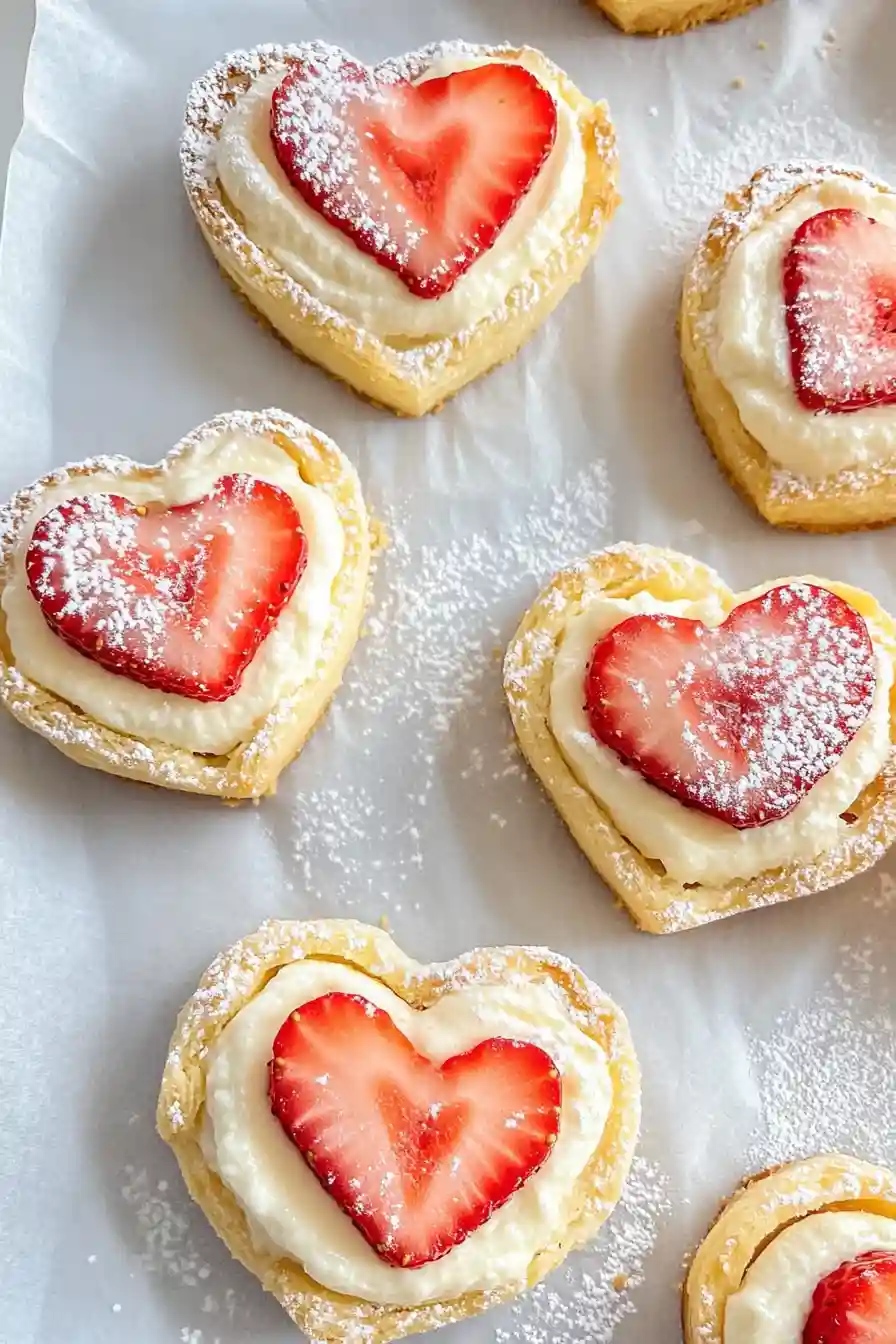 Best Heart Shaped Strawberry Cheesecake