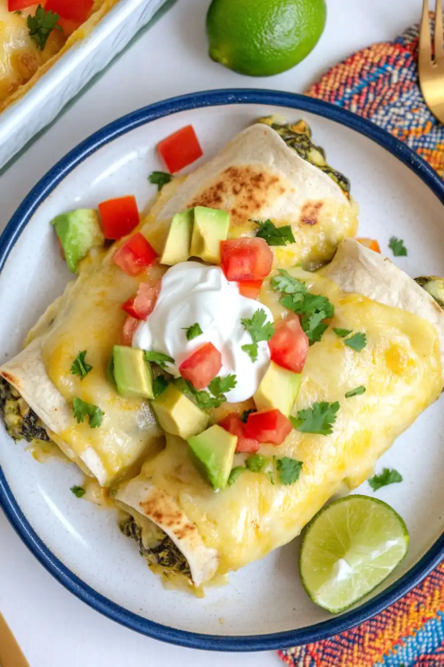 Best Spinach Enchiladas