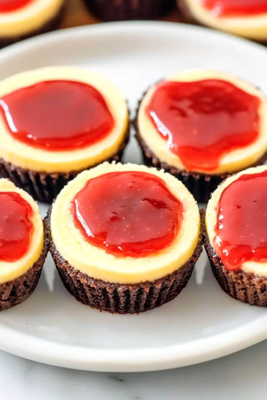 Sweet Mini Cheesecakes with Jam