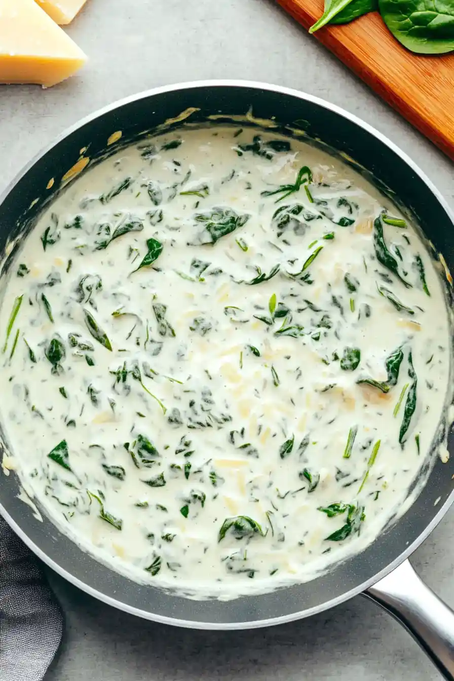 Delicious Spinach Cream Sauce