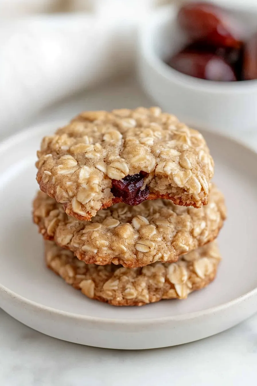 Quick Oatmeal Date Cookies